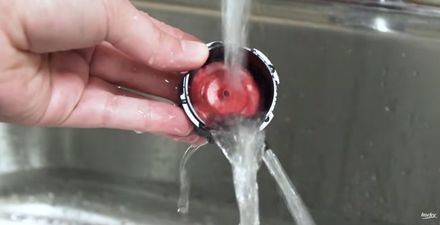 how to clean fill valve cap